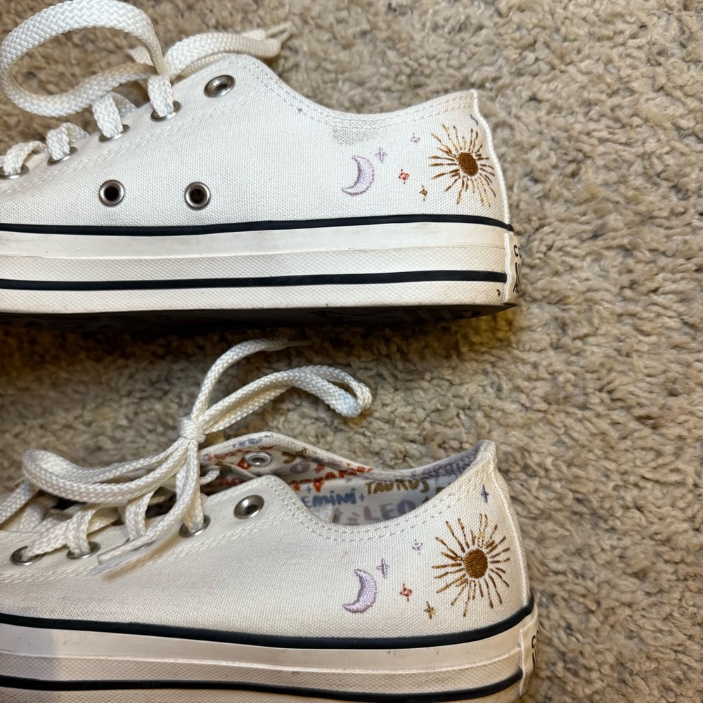 Converse Chuck Taylor All Star Mystic World Low Top Lace Up Canvas Sneaker 8.5 - Picture 7 of 12